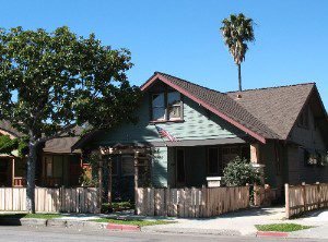 Rose Park craftsman bungalow Long Beach California