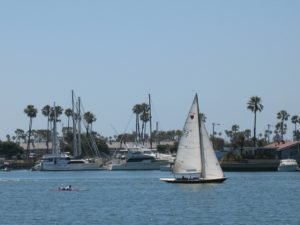 Sailboat Alamitos Bay long beach neighborhoods