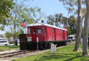 Red Line trolley at Seal Back California